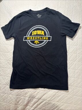 Iowa Wrestling Black Shirt